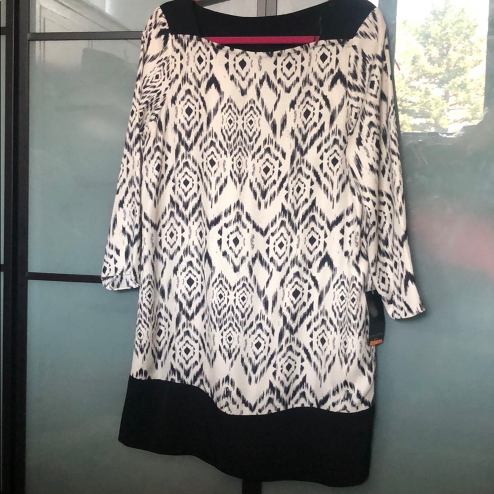 Black and white dress